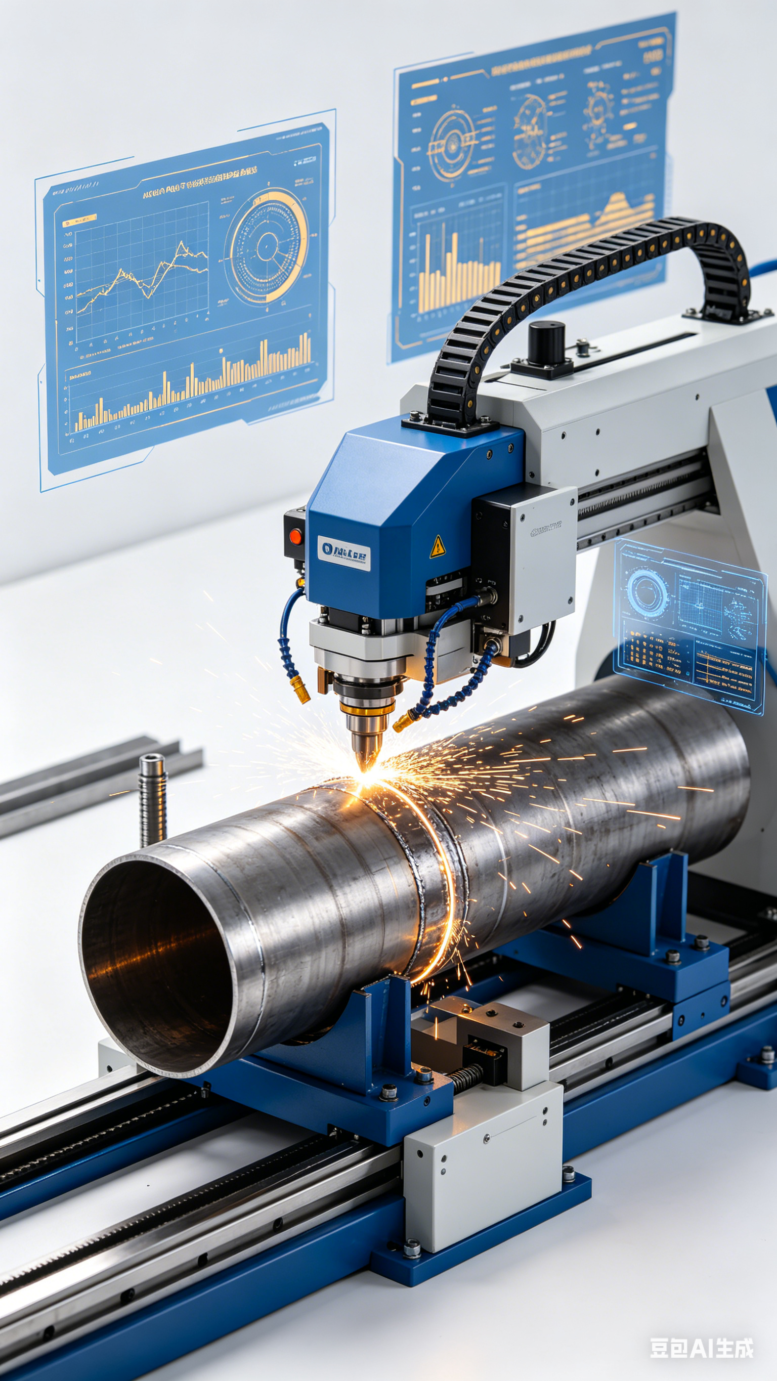 CNC Intelligent Pipe & Plate Precision Bevelling Cutting, EAI Welding Groove Processing & High-Accuracy Metal Cutting Technology