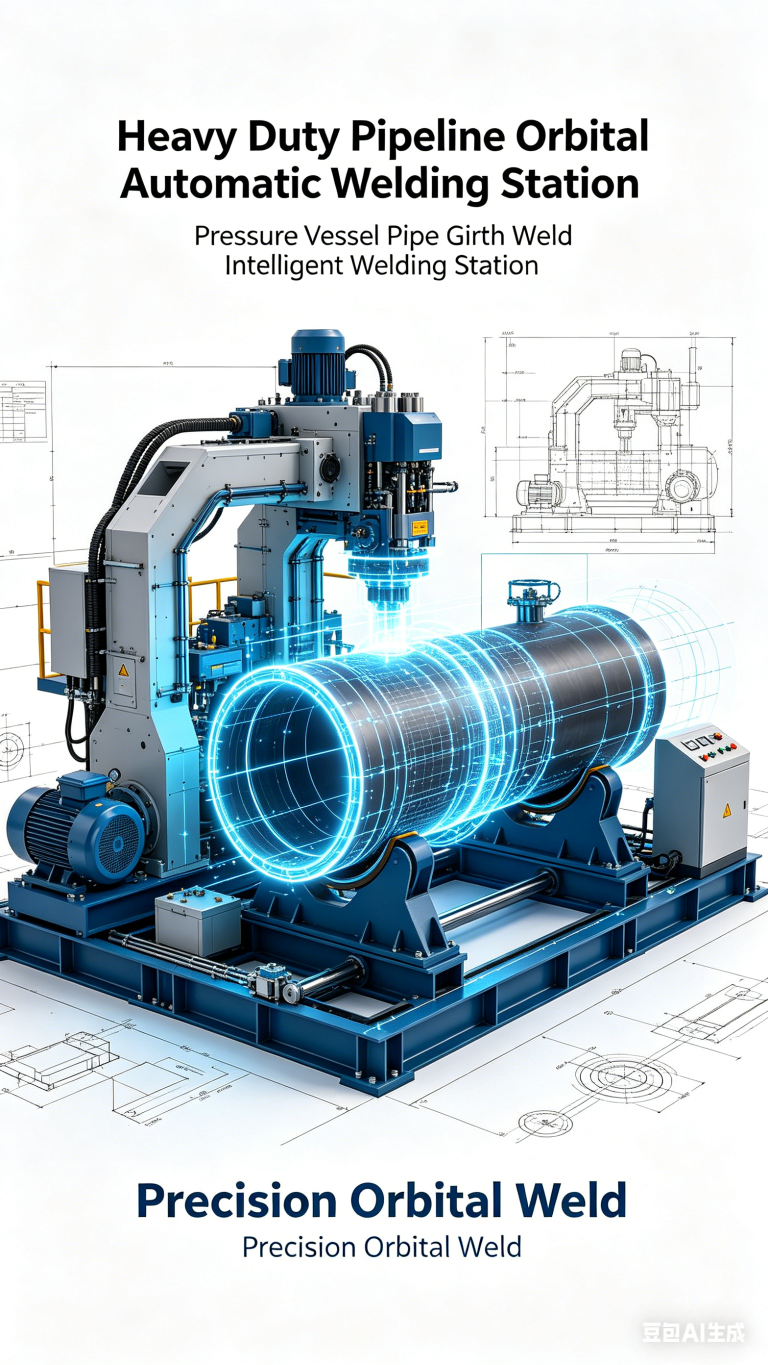 Intelligent Pipeline Orbital Automatic Welding System, EAI Pressure Vessel Pipe Girth Welding Equipment & Pipeline Welding Solutions