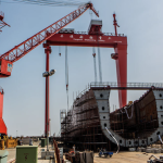 Shipbuilding industry automatic welding machinery