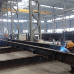 Construction steel structure welding machine